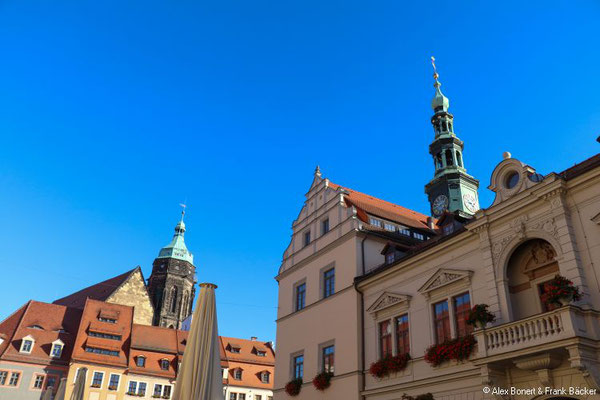 Pirna 2022, Marienkirche und Rathaus