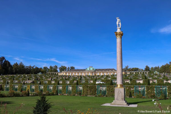 Schloss Sanssouci 2022, Park und Schloss