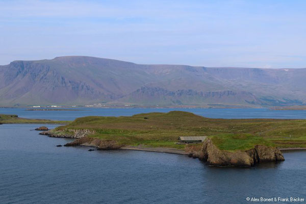 Grönland 2019, Reykjavík, Blick nach Viðey