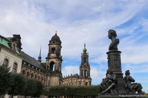 Dresden 2022, Oberlandesgericht und Kathedrale Sanctissimae Trinitatis