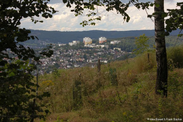 Rundwanderung Kredenbach 2021, Blick auf Kreuztal