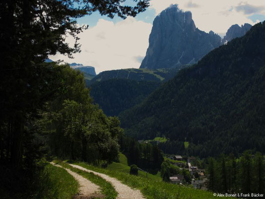 Südtirol 2009, Wanderung St. Jakob - Annatal, Langkofel