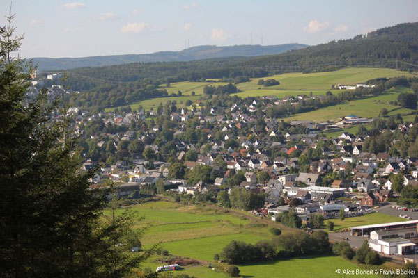Rundwanderung Kredenbach 2021, Blick auf Ferndorf