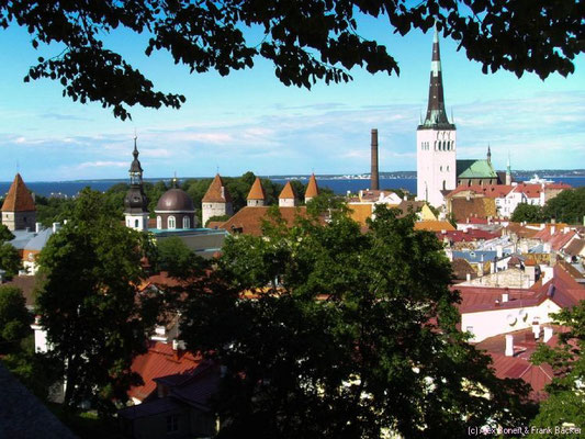 Metropolen der Ostsee 2007, Tallinn, Blick vom Aussichtsturm am Domberg