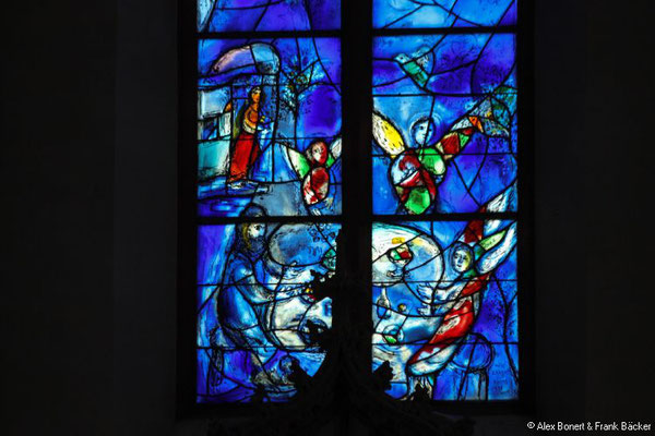 Mainz 2018, Kirche St. Stephan, Chagall-Fenster
