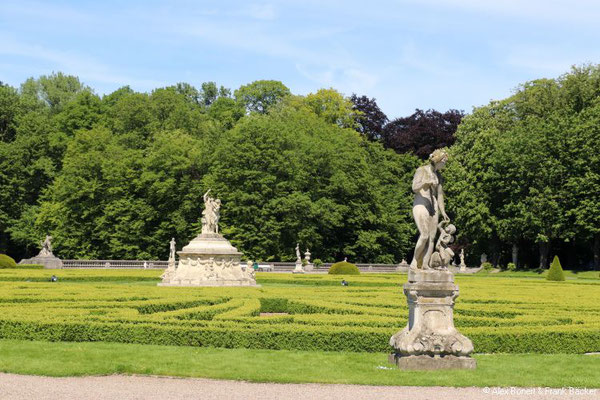 Münsterland 2021, Schloss Nordkirchen, barocker Skulpturengarten