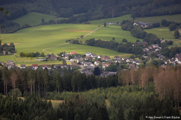 Blick vom Kindelsberg auf Littfeld, Kreuztal
