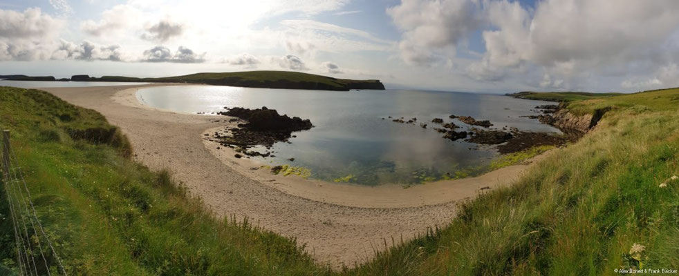 Grönland 2019, Shetland, Blick auf St. Ninian`s Isle