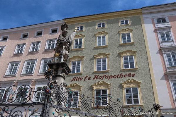 Salzburg 2023, Florianibrunnen und Alter Markt