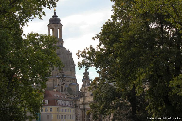Dresden 2022, Brühlscher Garten mit Frauenkirche