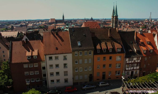 Nürnberg 2012, Blick von der Kaiserburg