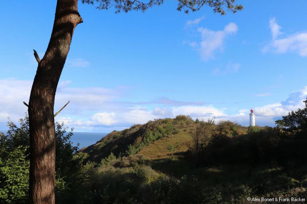 Hiddensee 2019, Blick auf den Dornbusch