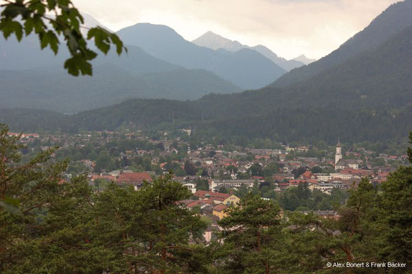 Garmisch-Partenkirchen 2023, Blick nach Garmisch-Partenkirchen