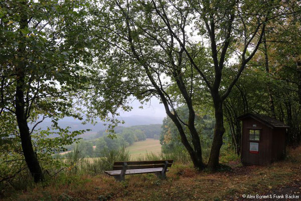 Veischeder Sonnenpfad 2022, Wanderrastplatz bei Tecklinghausen