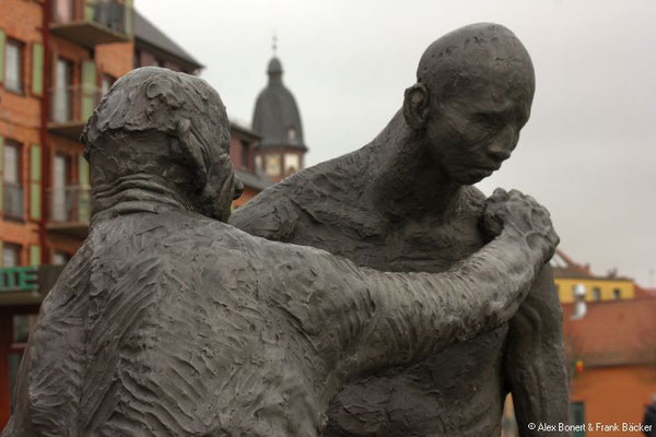Waren 2022, Skulptur "Der verlorene Sohn" am Stadthafen