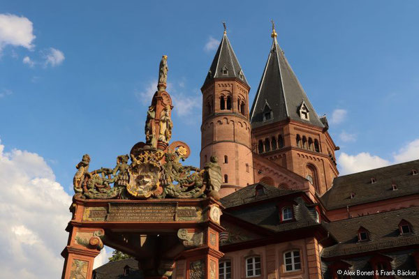 Mainz 2018, Dom St. Martin und Marktbrunnen