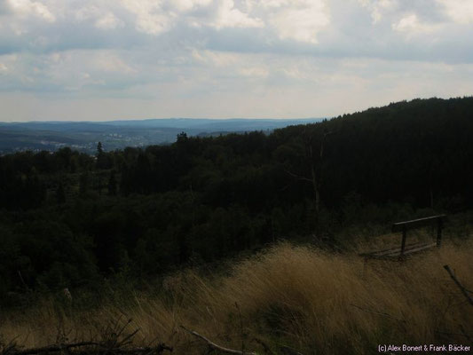 Wanderung zwischen Krombach und Altenkleusheim, Blick auf Kreuztal