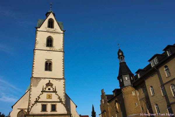 Paderborn 2015, Busdorfkirche und Mutterhaus der Barmherzigen Schwestern