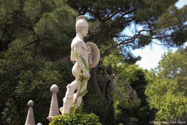 Barcelona 2015, Terrassen an der Avinguda de la Reina Maria Christina