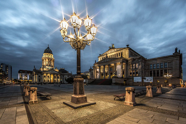 Gendarmenmarkt in Berlin bei Nacht Fotokurs