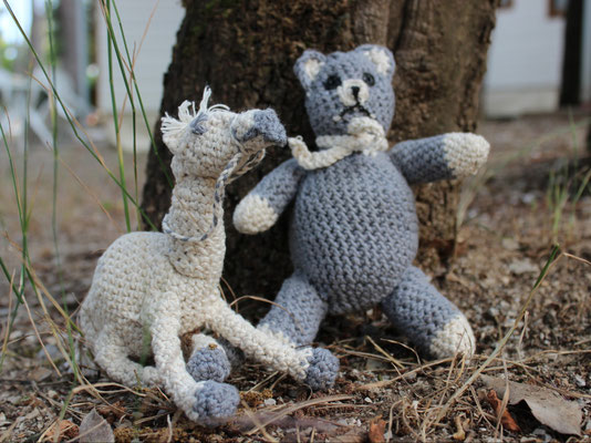Gehäkelter Bär & Kamel