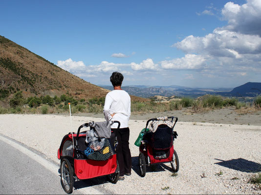 Ausschau nach Schlafplatz