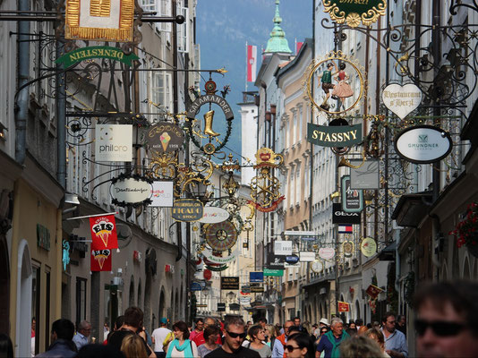 In den Gassen von Salzburg
