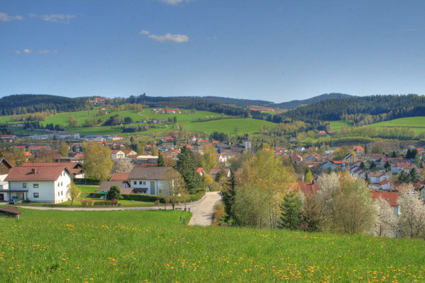 der Blick vom Kalvarienberg