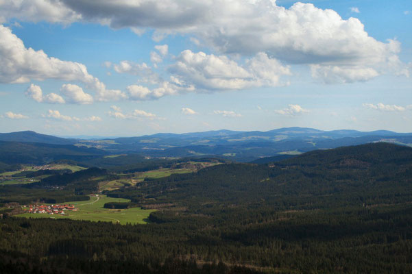 Ausblick vom Silberberg/Bodenmais