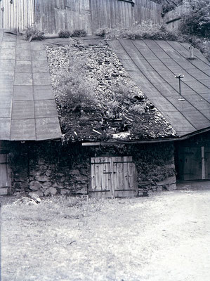 Die Überdachung der "Postkeller"