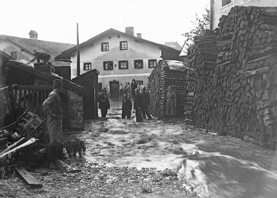 Ortsteil Heilig-Geist- der Steinzenbach hat auch damals schon für Überschwemmungen gesorgt