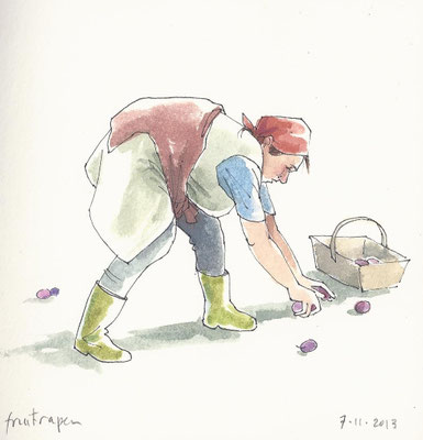 Annette Fienieg: de fruit raapster