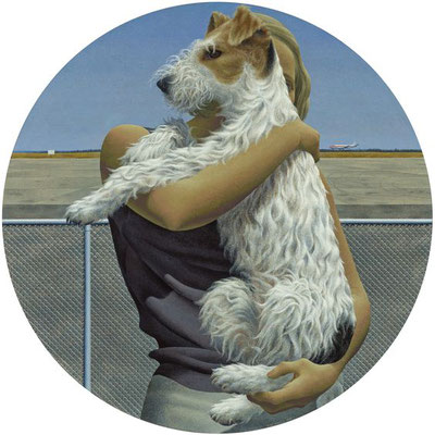 Alex Colville: Woman and terrier