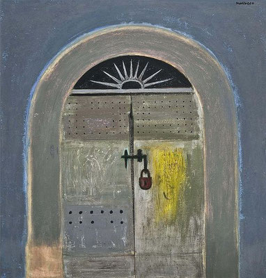 Alberto Morrocco: Orbitello, door