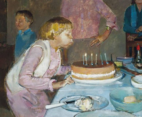 Ruskin Spear: Birthday party