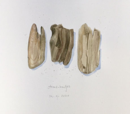 Annette Fienieg: Strand-houtjes 14-9-20