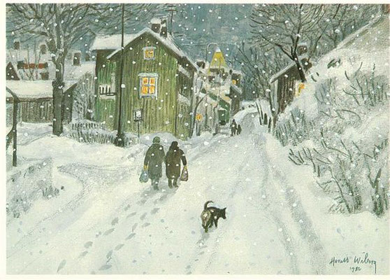 Harald Wiberg: Winter evening