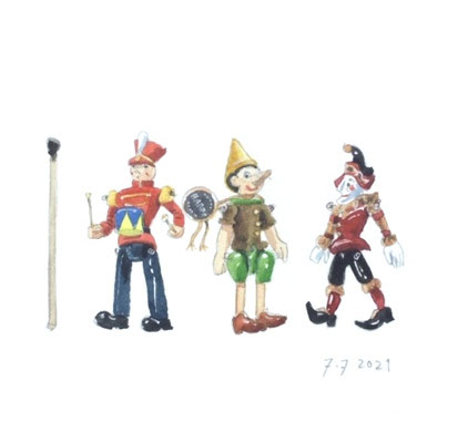 Annette Fienieg: Drie Hantel miniaturen, 7-7-2021