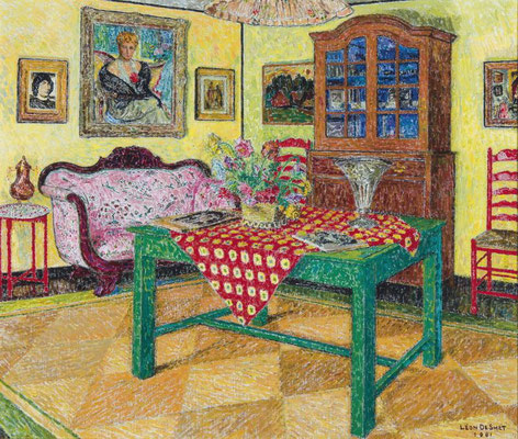 Léon de Smet: green table