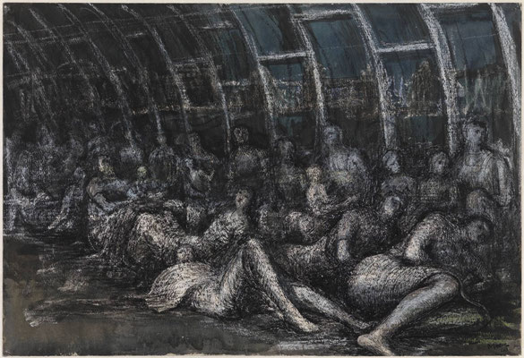 Henry Moore: shelter sleepers
