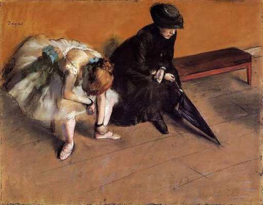 Edgar Degas: waiting