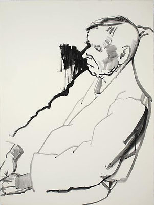 Don Bachardy: portrait of Christopher Isherwood