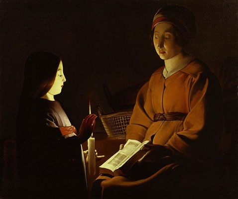 Georges de la Tour: The education of the virgin