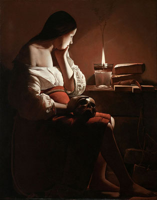 Georges de la Tour: Magdalene and the smoking flame