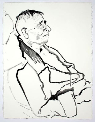 Don Bachardy: portrait of Christopher Isherwood