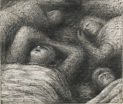 Henry Moore: shelter sleepers