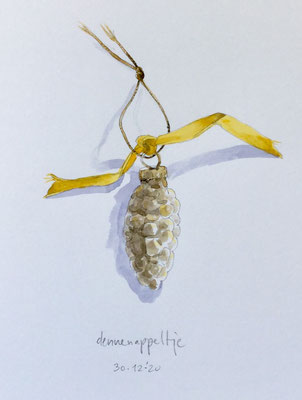 Annette Fienieg: Little pine cone, 30-12-2020