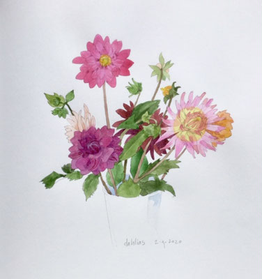 Annette Fienieg: Dahlias