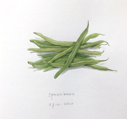 Annette Fienieg: Green beans, 27-10-2020