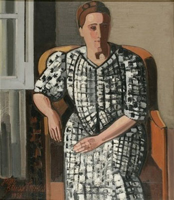 Jean Brusselmans: Portret van mevrouw Brusselmans